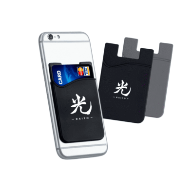 Bolsillo de Silicona Adhesivo para Celular – Porta Tarjetas Personalizable