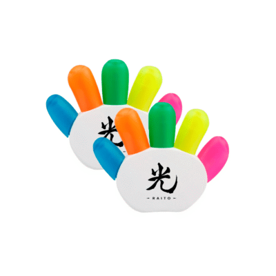 Resaltador en Forma de Mano – Multicolor y Divertido