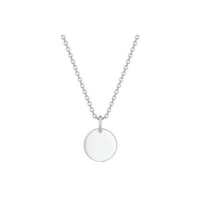 Collar con Dije Circular en Plata - Siena Silver